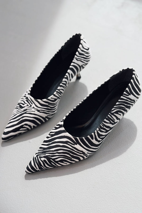 Molven Stiletto Beyaz Mat Deri - ILOVESHOES