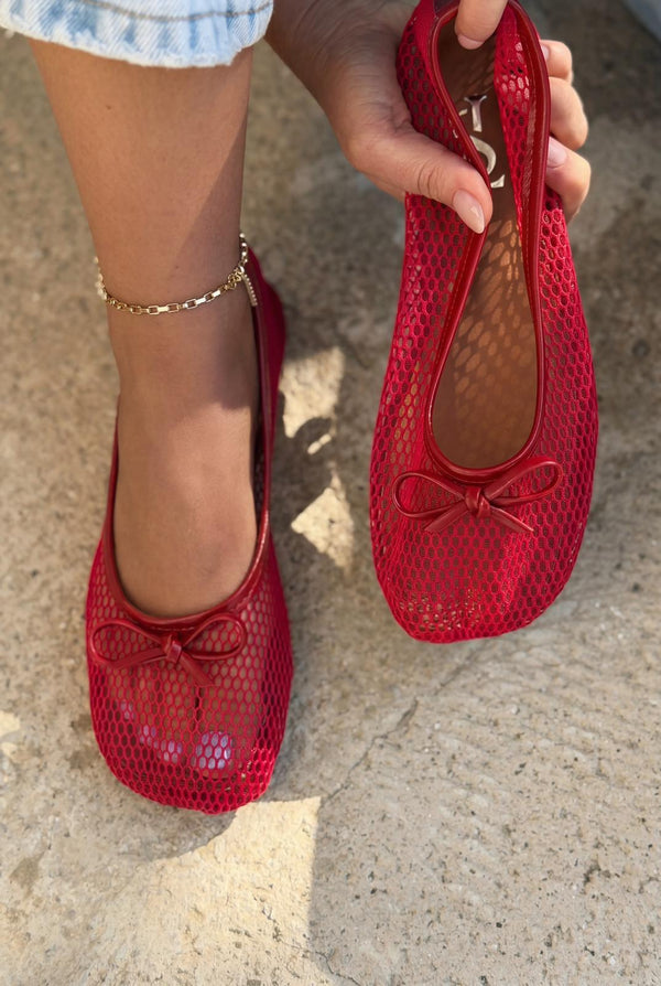 Torina Kadın Babet Kırmızı File