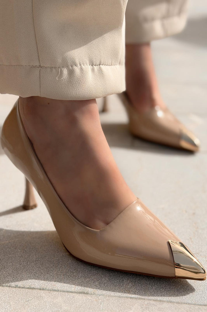 Noctra Stiletto Nude Rugan - ILOVESHOES