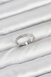 ILS - 1010 Kadın Yüzük Gümüş Pirinç Zirkon Taşlı - ILOVESHOES