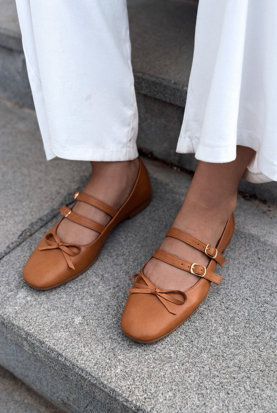 Lovia Taba Hakiki Deri Kadın Babet - ILOVESHOES