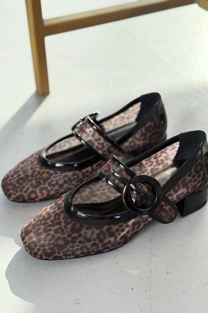 Cyreya File Leo Desenli Toka Detaylı Mary Jane - ILOVESHOES