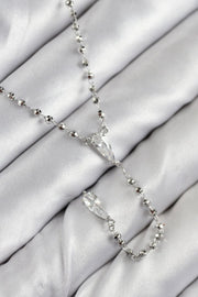 ILS - 1077 Kadın Kolye Gümüş Pirinç - ILOVESHOES