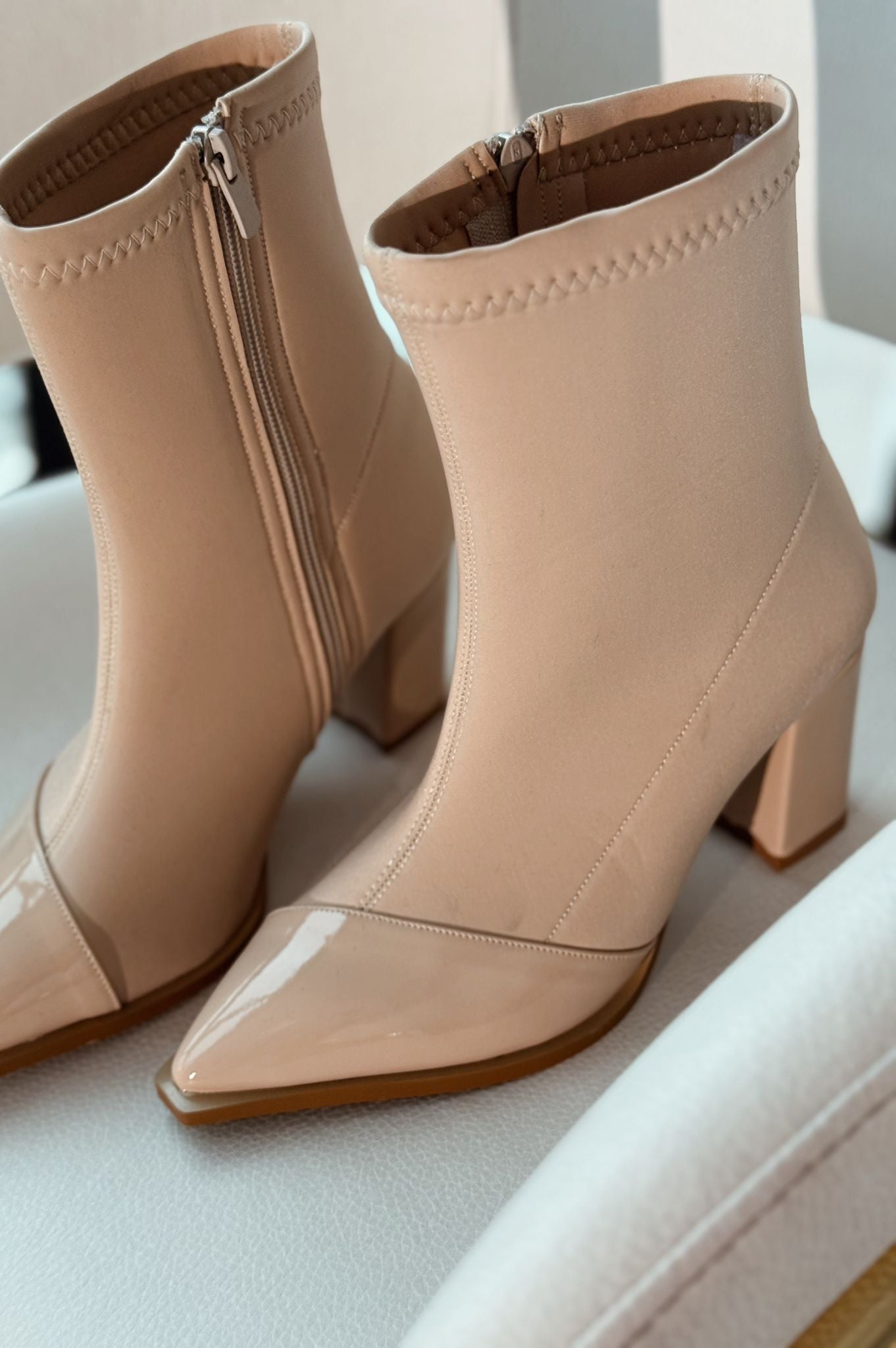 Mivora Streç Bej Kadın Bot - ILOVESHOES