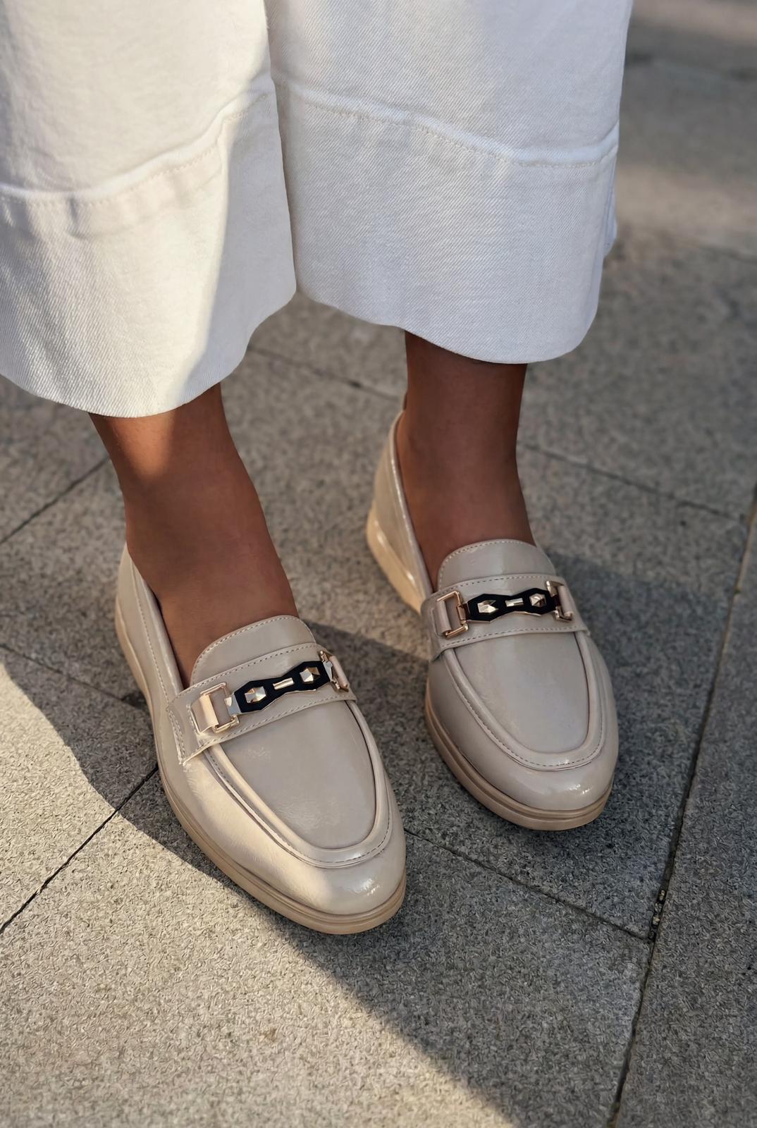 Torel Kadın Loafer Bej Rugan - ILOVESHOES