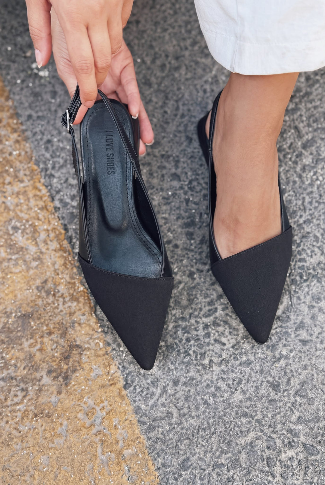 Drest Siyah Mat Deri Kadın Stiletto