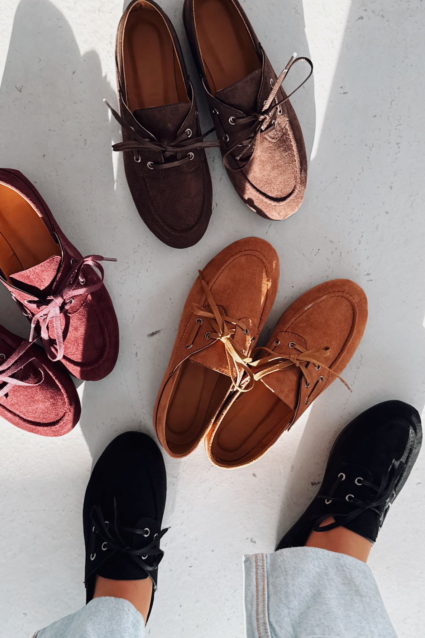 Maltra Kadın Oxford Ayakkabı Acıkahve Süet - ILOVESHOES