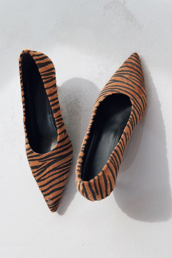 Molven Stiletto Taba Tay Tüyü - ILOVESHOES