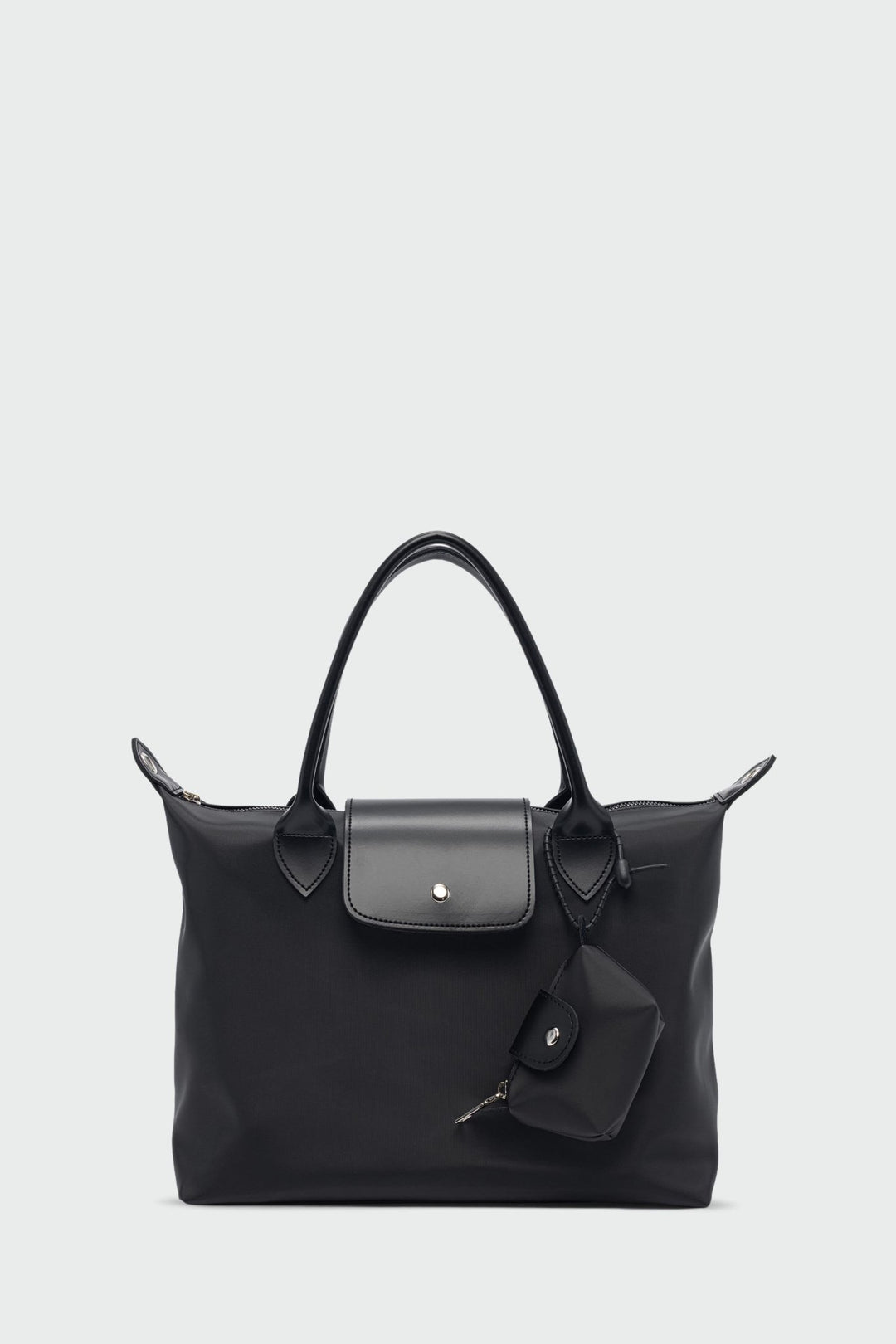 Aureli Kadın El Ve Omuz Çantası Siyah Charmlı - ILOVESHOES