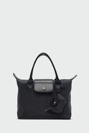 Aureli Kadın El Ve Omuz Çantası Siyah Charmlı - ILOVESHOES