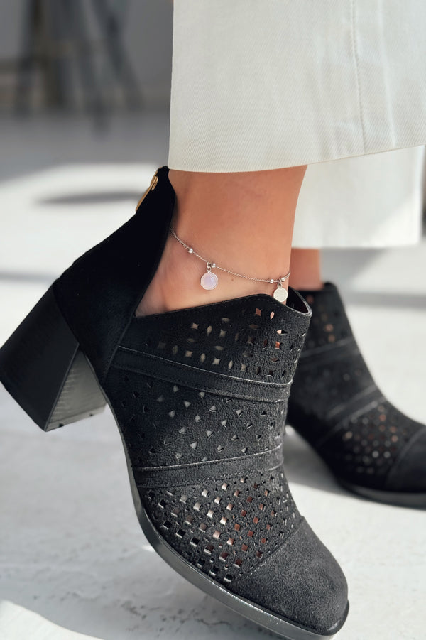 Zayrond Süet Kovboy Yazlık Bot Siyah