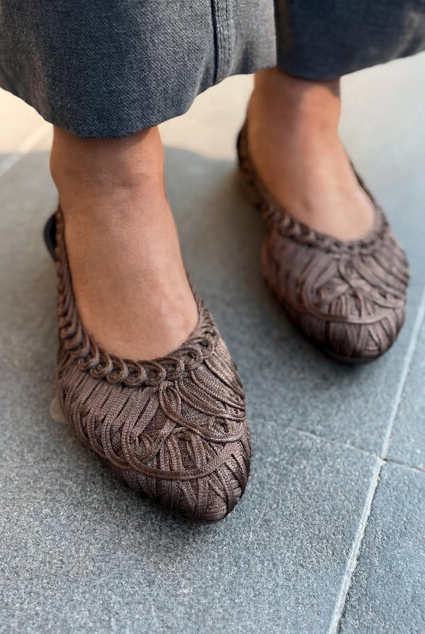 Morvik Kadın Babet Acıkahve - ILOVESHOES