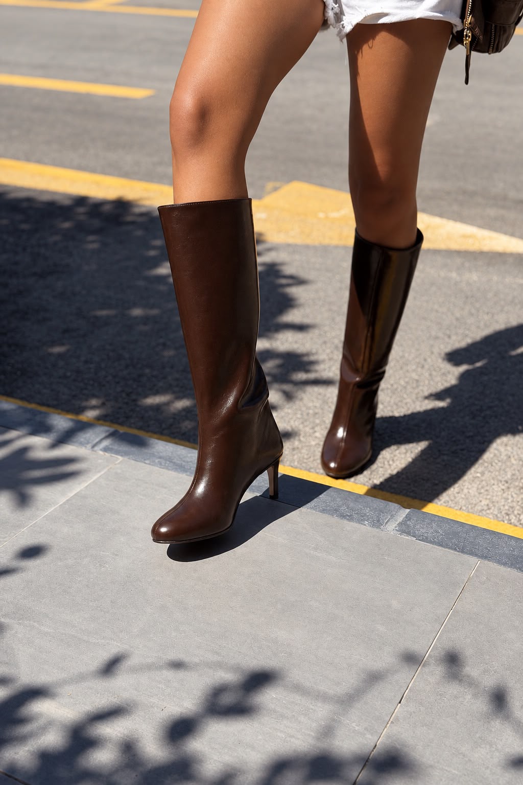 Elvars Acı Kahve Mat Deri Kadın Çizme - ILOVESHOES