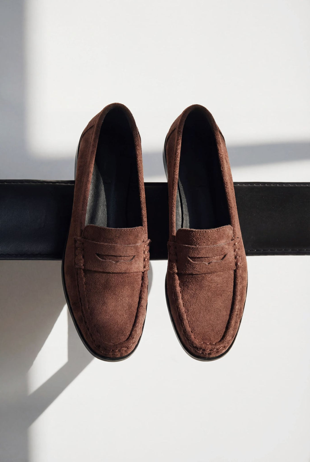 Marcel Kadın Loafer Acıkahve Süet - ILOVESHOES