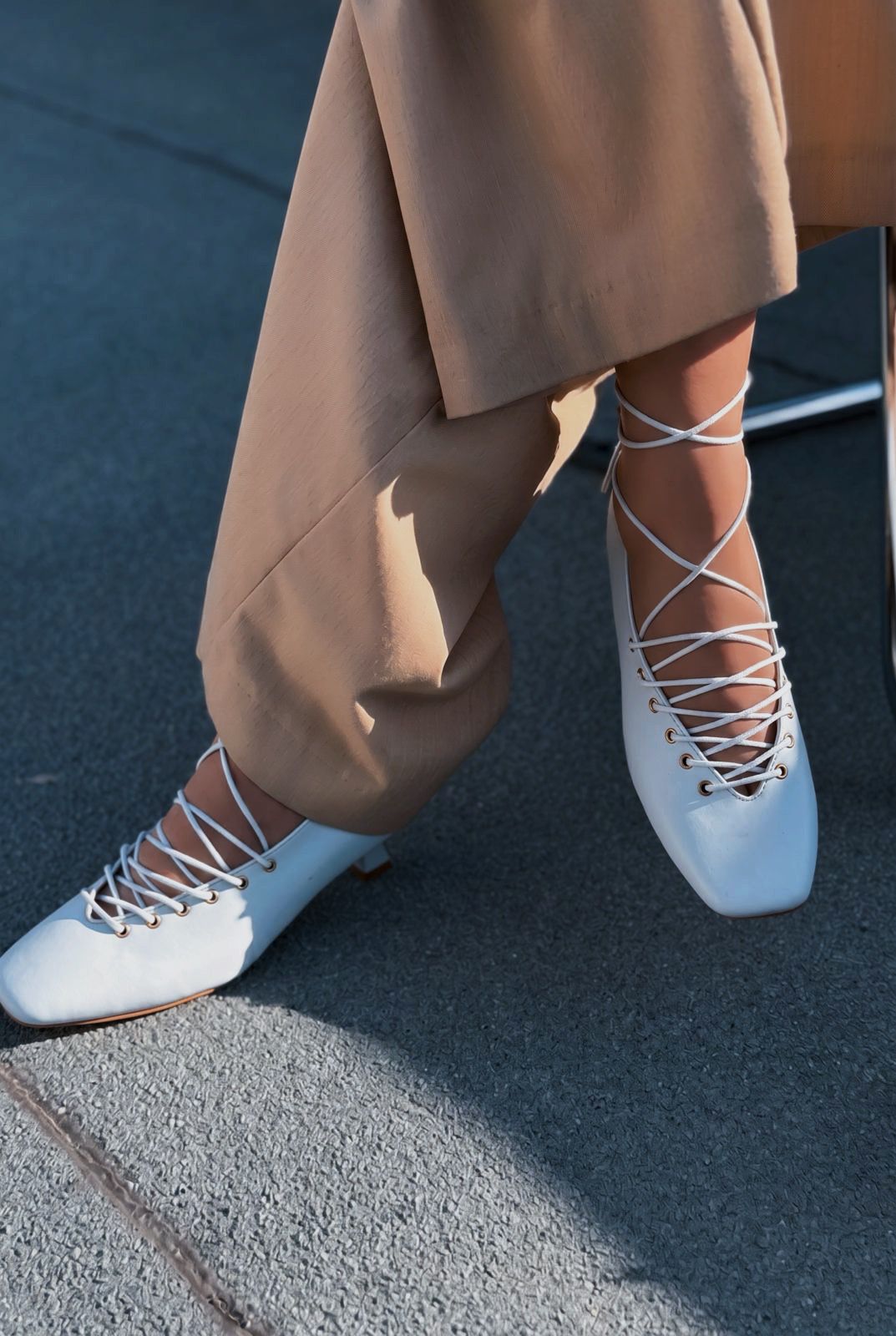 Sernis Bebek Mavisi Mat Deri Kadın Topuklu Ayakkabı - ILOVESHOES
