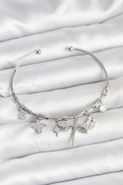 ILS - 1027 Kadın Bileklik Gümüş Pirinç Yusufçuk Charmlı - ILOVESHOES