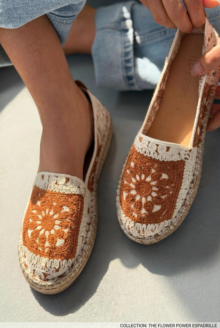 Linera Taba Kadın Espadril Loafer - ILOVESHOES