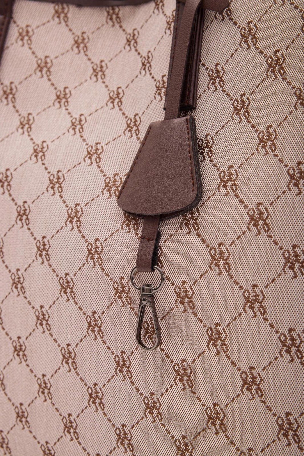 Althena Kadın Omuz Çantası Acıkahve Desenli - ILOVESHOES