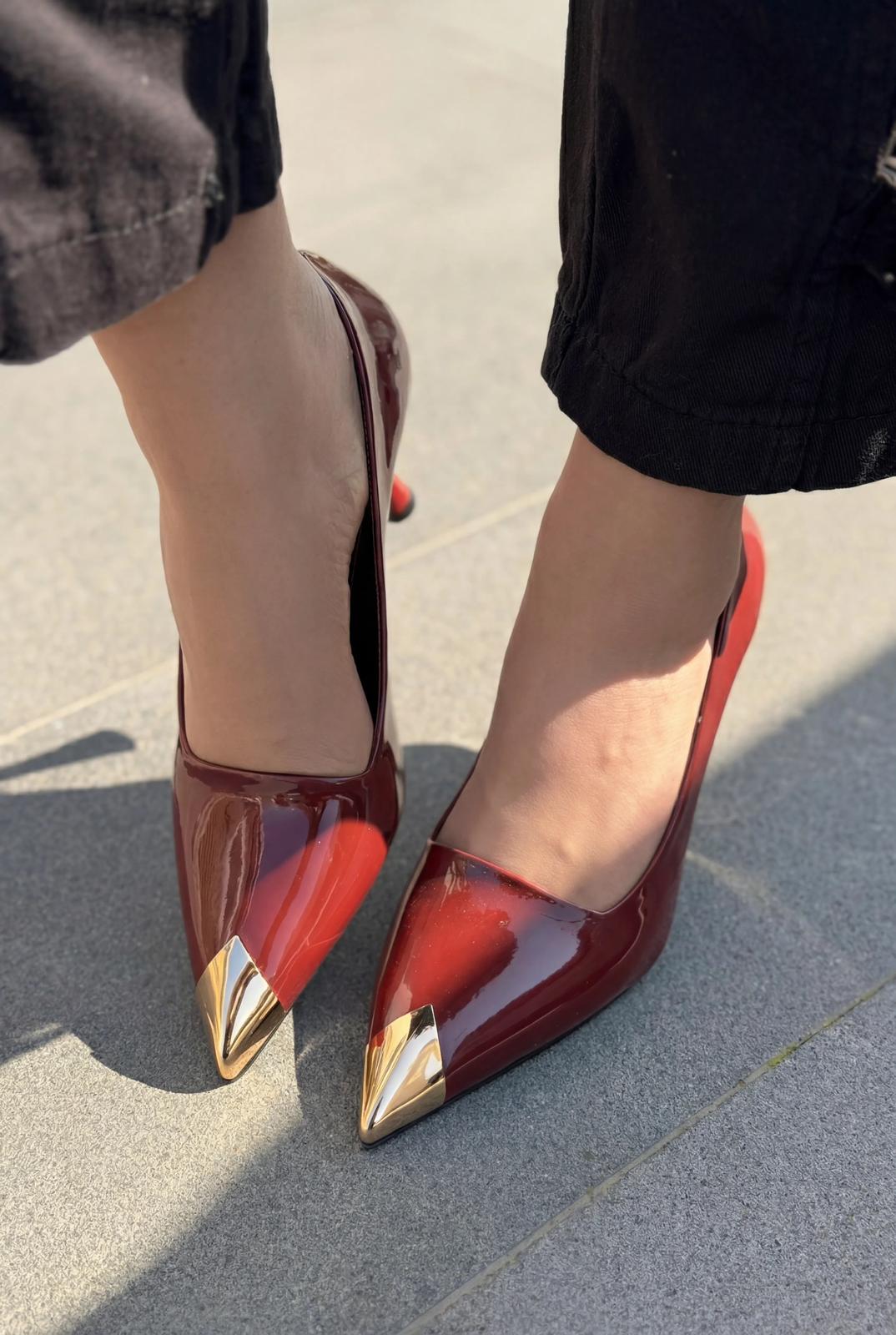 Noctra Stiletto Bordo Rugan - ILOVESHOES