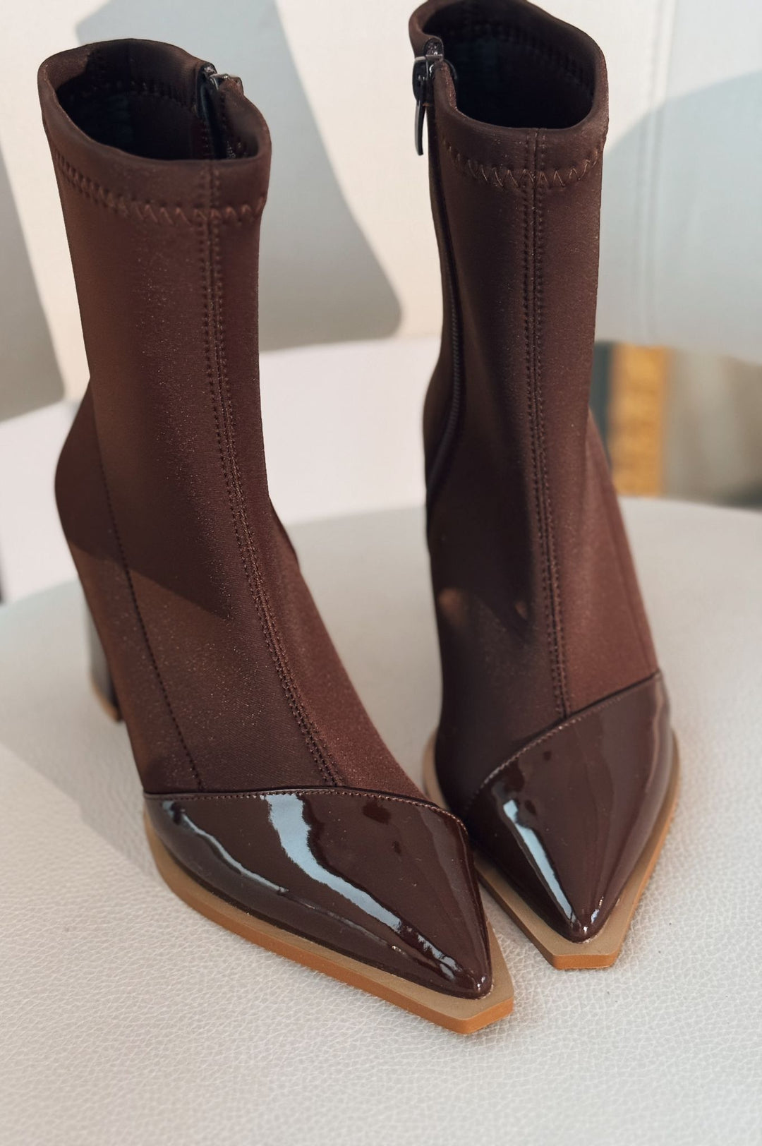 Mivora Streç Acı Kahve Kadın Bot - ILOVESHOES