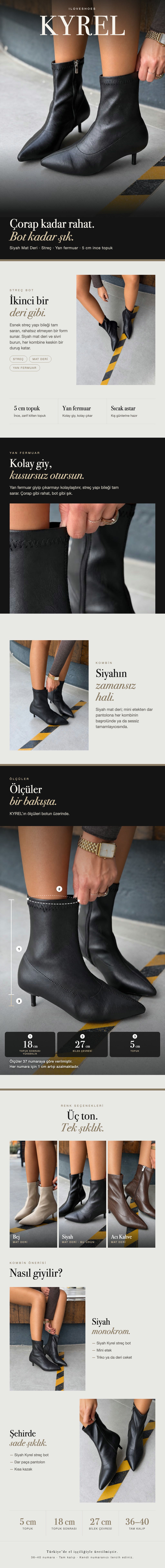 ILOVESHOES — Her adımda yanındayız. Hızlı kargo: Beden seçiminde hızlı kargo uyarısı gördüğün ürünler aynı gün kargoda. Yeniden üretiyoruz: Yoğun talep gören ürünleri üretim gücümüzle yeniden hazırlıyoruz. 22 ülkeye ulaşıyoruz: Ürünlerimizi dünyanın 22 ülkesine gönderiyoruz.