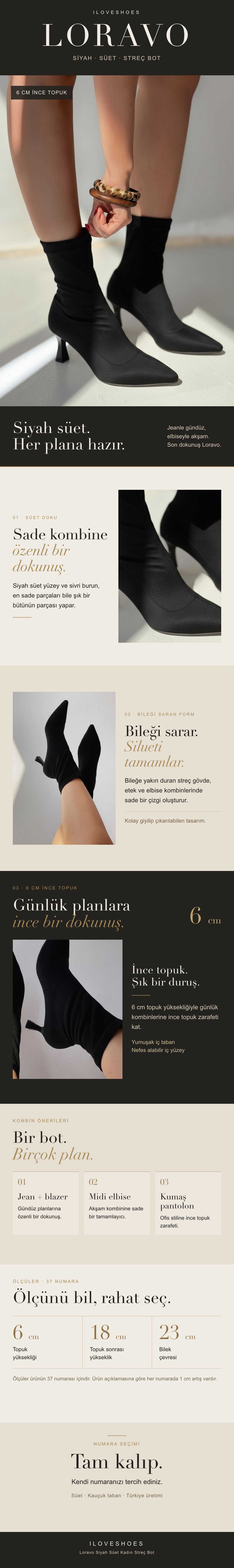 ILOVESHOES — Her adımda yanındayız. Hızlı kargo: Beden seçiminde hızlı kargo uyarısı gördüğün ürünler aynı gün kargoda. Yeniden üretiyoruz: Yoğun talep gören ürünleri üretim gücümüzle yeniden hazırlıyoruz. 22 ülkeye ulaşıyoruz: Ürünlerimizi dünyanın 22 ülkesine gönderiyoruz.