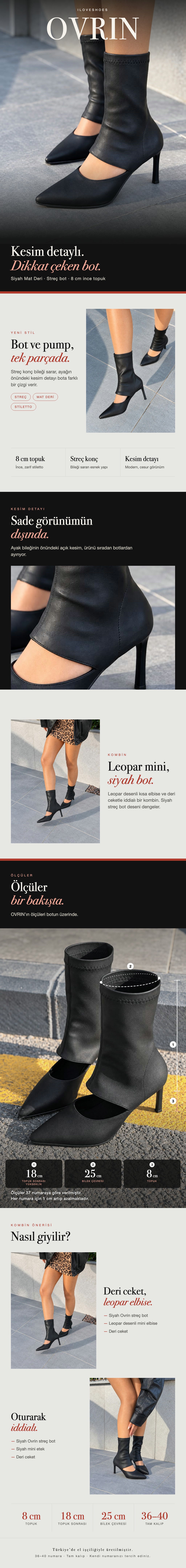 ILOVESHOES — Her adımda yanındayız. Hızlı kargo: Beden seçiminde hızlı kargo uyarısı gördüğün ürünler aynı gün kargoda. Yeniden üretiyoruz: Yoğun talep gören ürünleri üretim gücümüzle yeniden hazırlıyoruz. 22 ülkeye ulaşıyoruz: Ürünlerimizi dünyanın 22 ülkesine gönderiyoruz.